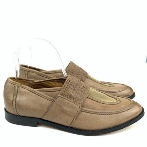 Silent Damir Doma flats Art sz 39 9 brown leather - Picture 3 of 8